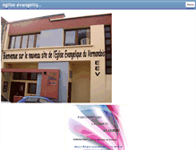 Tablet Screenshot of eglise-evangelique-v.com